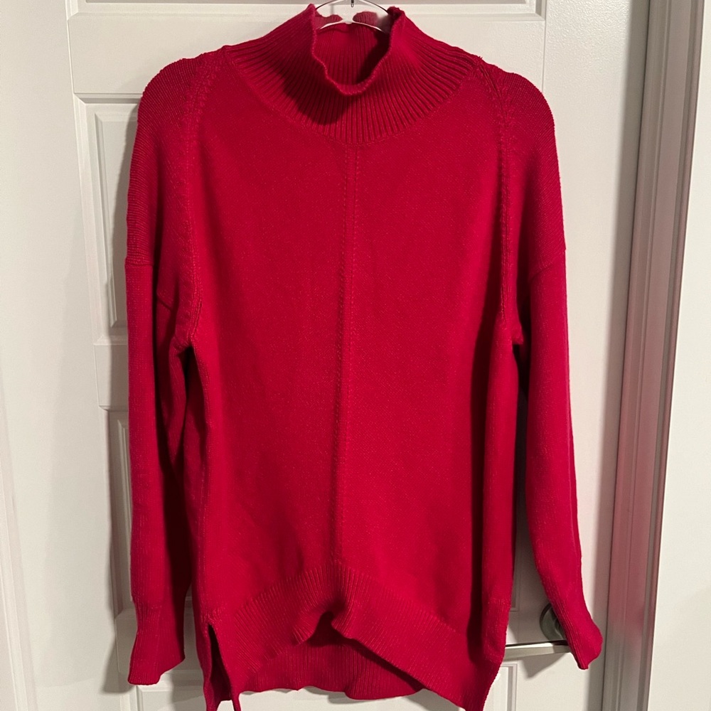 Maeve Fuchsia Turtleneck Sweater